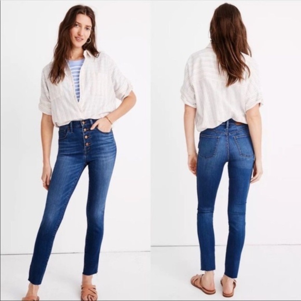 NWOT Madewell 9” High Rise Skinny Jeans